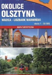 Okolice Olsztyna. Nidzica, Lidzbark Warmiński. Mapa turystyczna. 1:50 000 Compass