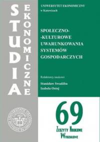 Społeczno-kulturowe uwarunkowania systemów gospodarczych. SE 69 - Ostoj Izabela, Swadźba Stanisław