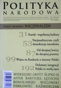 Polityka Narodowa 4/2008 - Redakcja Polityka Narodowa