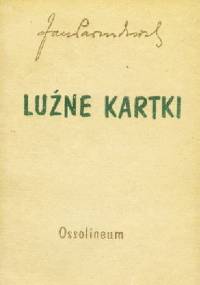 Luźne kartki - Jan Parandowski