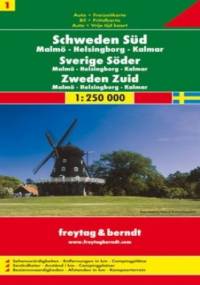 Szwecja Południowa (cz.1). Mapa Freytag & Berndt 1:250 000