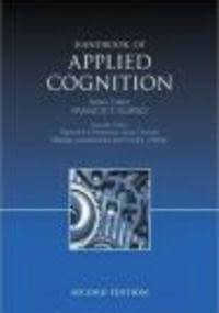 Handbook of Applied Cognition 2 ed - Durso