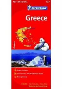 Greece. Mapa samochodowa. 1:700000 Michelin