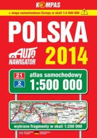 Polska. Atlas samochodowy. 1:500 000 Kompas