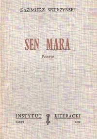Sen mara. Poezje - Kazimierz Wierzyński