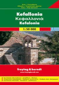 Kefalonia. Mapa samochodowa