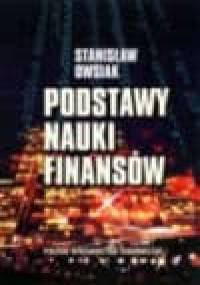 Podstawy nauki finansów - Stanisław Owsiak