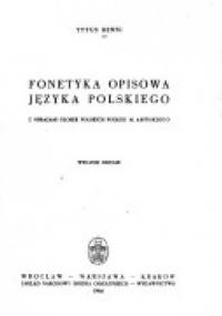 Fonetyka opisowa języka polskiego - Tytus Benni