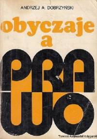 Obyczaje a prawo - Andrzej A. Dobrzyński