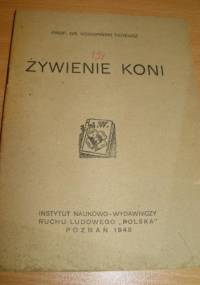Żywienie koni - Tadeusz Konopiński