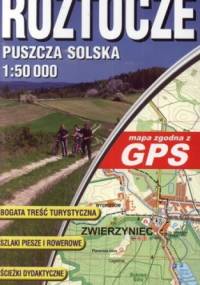 Roztocze środkowe. Puszcza Solska. Mapa turystyczna. 1:50 000 ExpressMap