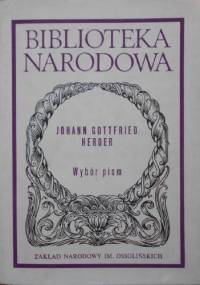 Wybór pism - Johann Gottfried Herder