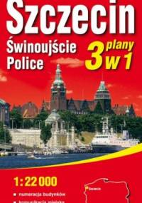 Szczecin, Świnoujście, Police. Plan miasta. 1:22 000 ExpressMap