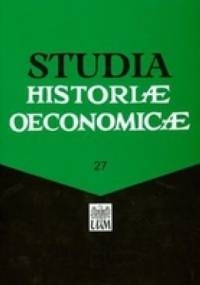 Studia historiae oeconomicae - praca zbiorowa