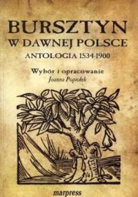 Bursztyn w dawnej Polsce. Antologia 1534-1900. Wybór i opracowanie - Joanna Popiołek