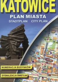 Katowice 1:20 000 , plan miasta laminowany