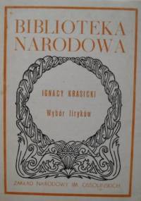 Wybór liryków - Ignacy Krasicki