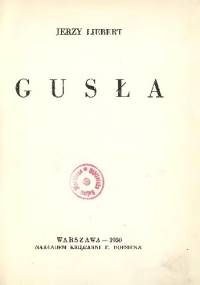 Gusła - Jerzy Liebert