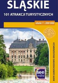 Śląskie. 101 atrakcji turystycznych. Mapa samochodowo-krajoznawcza. 1:200 000 Compass