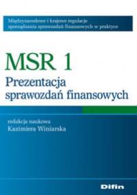 MSR 1 Prezentacja sprawozdań finansowych - Kazimiera Winiarska