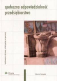 Społeczna odpowiedzialność przedsiębiorstwa - Marcin Żemigała