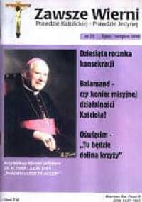 Zawsze wierni, lipiec-sierpień 1998 - Redakcja pisma Zawsze wierni
