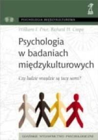 Psychologia w badaniach międzykulturowych - William F. Price, Richley H. Crapo