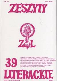 Zeszyty Literackie nr 39 (3/1992) - Redakcja kwartaln. Zeszyty Literackie