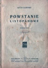 Powstanie listopadowe - Artur Śliwiński