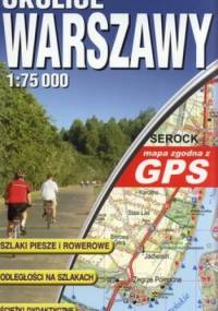 Okolice Warszawy. Mapa turystyczna. Laminowana. GPS. 1:75 000 ExpressMap
