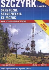 Szczyrk i okolice. Skrzyczne. Szyndzielnia. Klimczok. 1:25 000 Plan