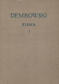 PISMA, TOM I - Edward Dembowski