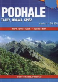 Podhale Tatry Orawa Spisz mapa turystyczna