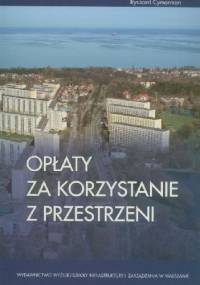 Opłaty za korzystanie z przestrzeni - Joanna Cymerman Ryszard Cymerman