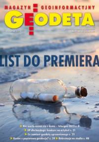 Geodeta. Magazyn geoinformacyjny, nr 11 (222)/2013