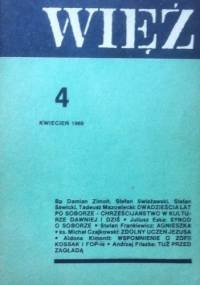 Więź nr 4 (330) kwiecień 1986 - praca zbiorowa