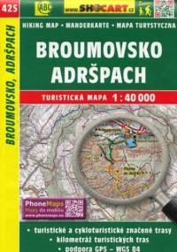 Broumovsko Adršpach, 1:40 000