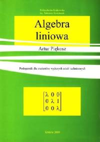 Algebra liniowa - Artur Piękosz