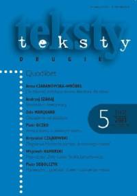 Teksty Drugie nr 5/2013 (43) - Redakcja pisma Teksty Drugie