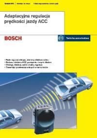 Adaptacyjna regulacja prędkości jazdy ACC - praca zbiorowa