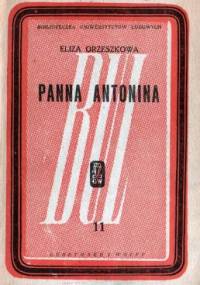 Panna Antonina - Eliza Orzeszkowa