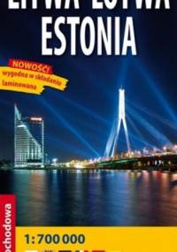 Litwa, Łotwa, Estonia. Mapa samochodowa. 1:700 000 ExpressMap