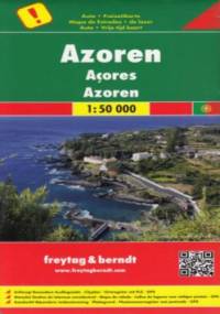 Azory. Mapa Freytag & Berndt / 1:50 000