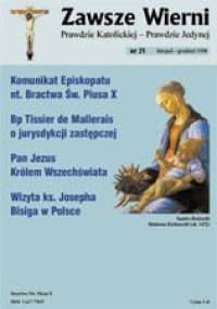 Zawsze wierni, listopad-grudzień 1998 - Redakcja pisma Zawsze wierni