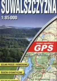 Suwalszczyzna. Mapa turystyczna. Laminowana. GPS. 1:85000 ExpressMap