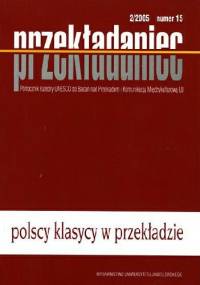 Przekładaniec, Nr 15, Polscy klasycy w przekładzie - Magda Heydel