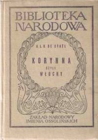 Korynna czyli Włochy - Anne-Louise Germaine Staël-Holstein