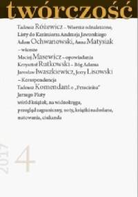 Twórczość nr 4 - 2017