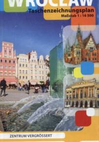 Breslau Wrocław. Rysunkowy plan kieszonkowy. 1:16 500 Studio Plan