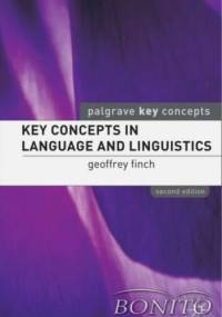 Key contepts in language and linguistics - Geoffrey Finch